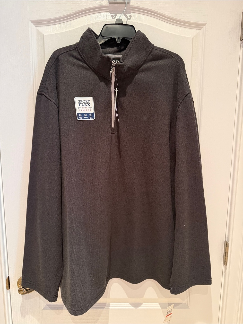 Izod Men's 3XL Quarter-zip Jacket